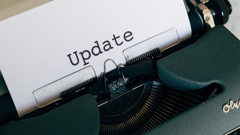 Typewriter with update text