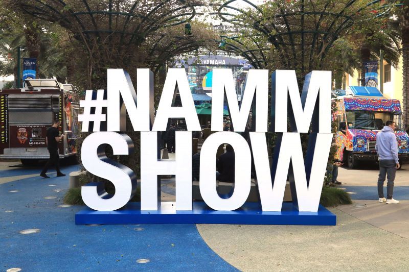 Hashtag NAMM Show Display 
