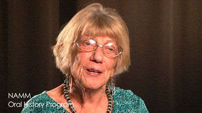 Sue Jones | Oral Histories | NAMM.org
