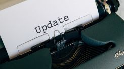 Typewriter with update text